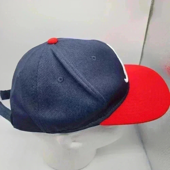 Team MLB Atlanta Braves™ Navy/Red HOME Cap Youth Size Adjustable - Picture 3 of 10